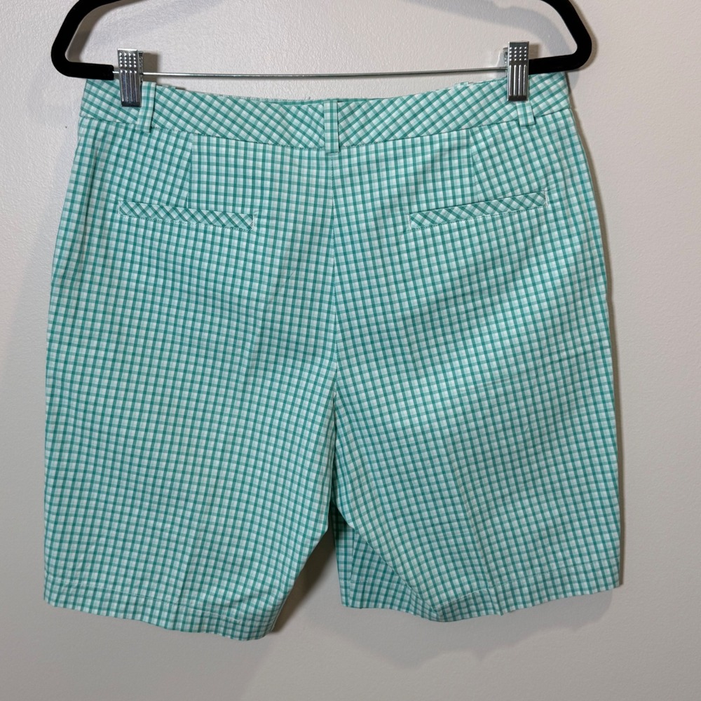 Talbots Heritage Stretch Plaid Short (10) Golf Activewear Cotton Modest Comfort - Picture 11 of 12